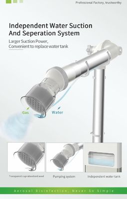 Большая машина всасывания аэрозоля силы 350W всасывания зубоврачебная с УЛЬТРАФИОЛЕТОВОЙ лампой