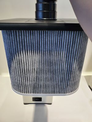 Экстрактор 80W перегара маркировки лазера столешницы 220 M3/H